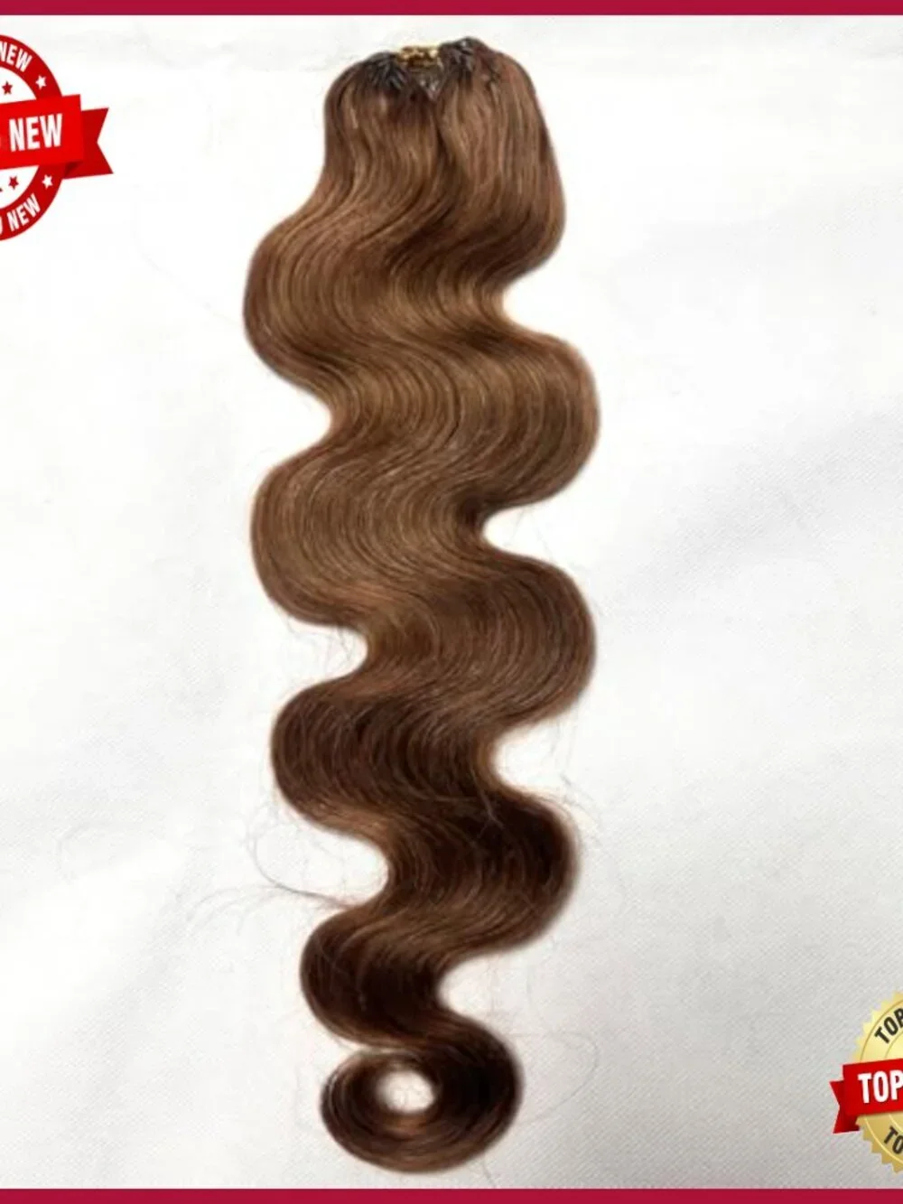 18 Inch Human Hair Extensions Knotless Crochet Pre-Separated Feather Light